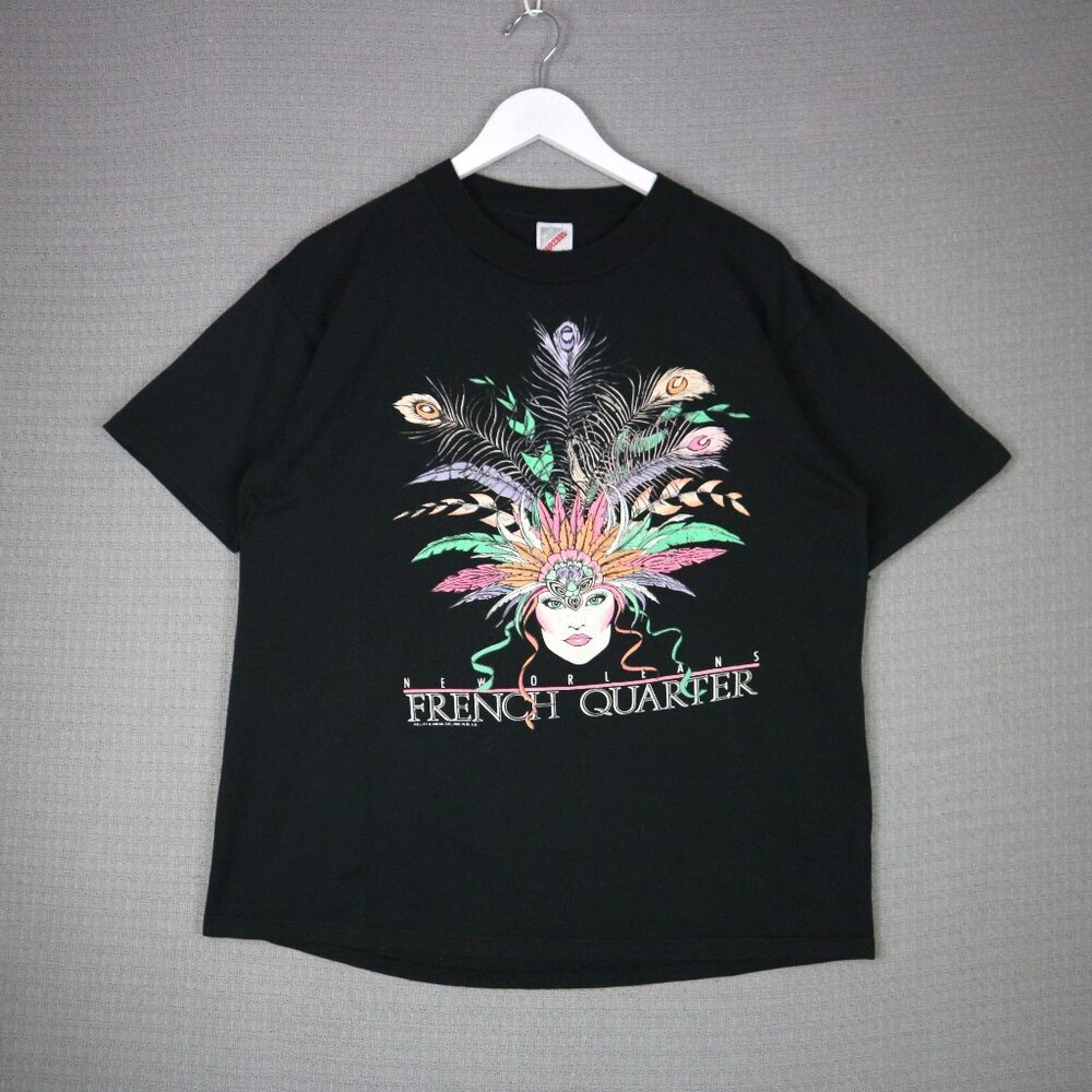 Vintage Single Stitch 90s New Orleans Mardi Gras Tee